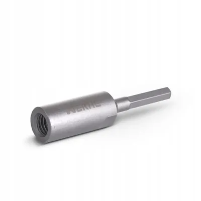 Zdjęcie produktu dla WERHE Adapter HEX do M14W - przejściówka do wiertarki, mieszadeł i otwornic