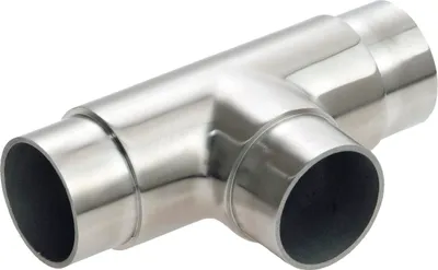 Produktbild von CROSO T-Verbinder für Rohr ø 42,4 x 2,0 mm, Edelstahl geschliffen V2A