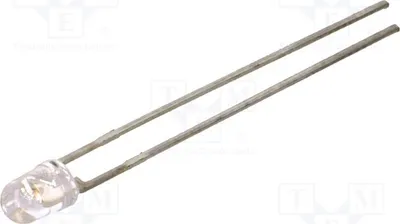 Obrázok produktu pre 2x LED, zelená, 599–3000 mcd, uhol 45°, LTL42TG6N, LED diódy, vývodové, 3 mm