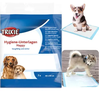 Produktbild von TRIXIE Hygiene-Unterlage Nappy, 40 x 60 cm, 7 Stück