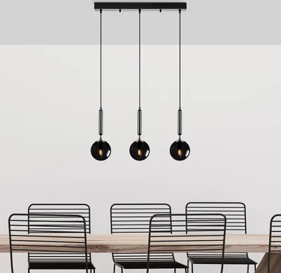 Produktbild von Opviq, KING- KINGFLG, Schwarz, Kronleuchter, 62 x 15 x 134 cm, Metallkörper