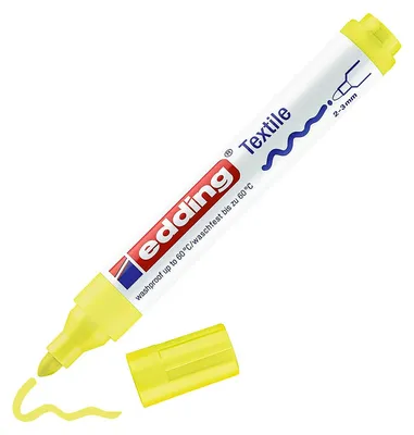 Produktbild von Edding 4500, 1 Stück(e), Gelb, Rundspitze, 2 mm, 3 mm, 138 mm