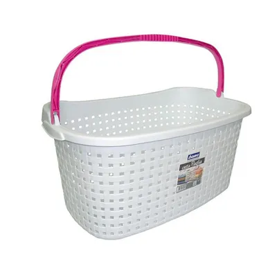 Produktbild von BAMA Wäschekorb PAGLIA, 40 l, weiß