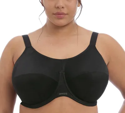 Immagine prodotto di Reggiseno sportivo Elomi Energise taglia grande - Nero