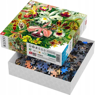 Image de Ernst Haeckel Orchid Puzzle 1000 pièces - ENG Edition