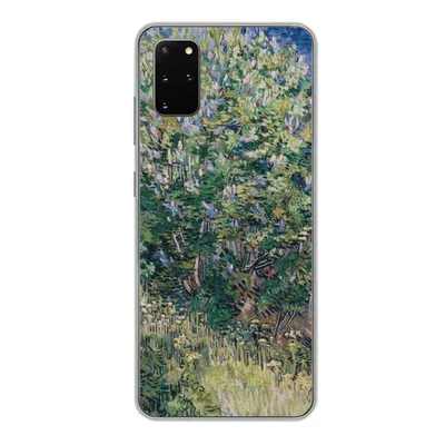 Produktbild von MuchoWow® Handyhülle Schutzhülle Hülle für Samsung Galaxy S20 Plus Fliederbusch - Vincent van Gogh Silikon Softcase Handy Hülle - Hartschale