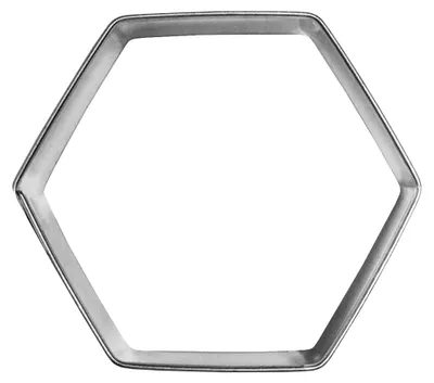 Produktbild von EkoForemki Sechseck Keksausstecher 5 cm Metall