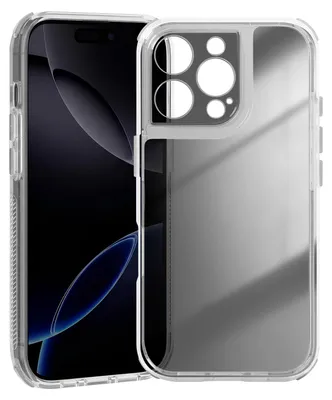 Produktbild von Avizar, Schutzhülle für iPhone 16 Pro Verstärkte Bumper-Ecken, Schwarz transparent