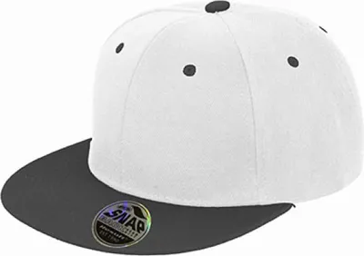 Produktbild von Result Headwear RC082X | Bronx Dual Colour Cap / Kappe / Mütze / Hut - Farbe: White/Black - Größe: One Size