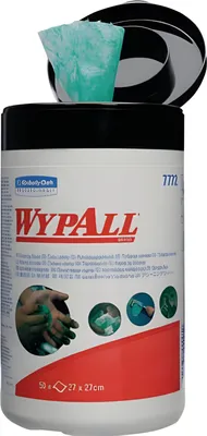 Obrázok produktu pre Wypall® 7772 Náplň do čistiacich utierok, priemyselné čistiace utierky, 50 zelených čistiacich utierok