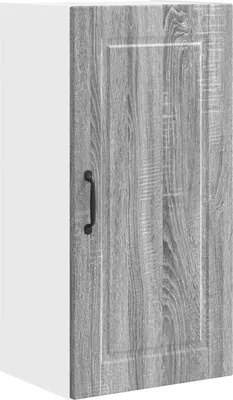 Imagen del producto de vidaXL Armario de pared PORTO, color gris Sonoma, 40 x 31 x 80 cm, fabricado en material de madera