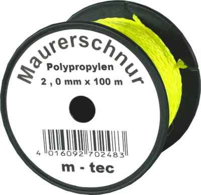 Produktbild von Lot-Maurerschnur 100 m x Ø 2,0 mm Gelb-Fluoreszierend
