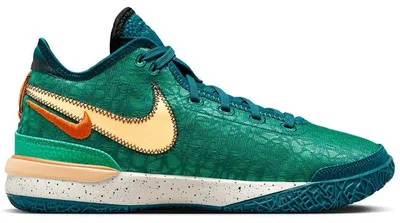 Image de Nike LeBron NXXT Gen, modèle Geode, couleurs bleu sarcelle et violet - Taille EU 40