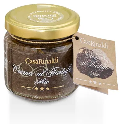 Image de Casa Rinaldi Crème de truffes noires en pot avec bouchon à vis 80g