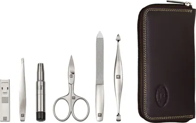 Produktbild von Zwilling TWINOX Nappa-Leder Reißverschluss-Etui, 6-tlg.