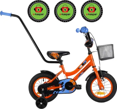 Produktbild von Rowerek Dziecięcy 12 Cali Rower Dla Chłopca Koszyk I Prowadnik + Gratis