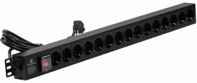 Immagine prodotto di Striscia di prese Rockstable 1 U a 15 vie