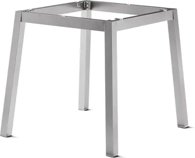 Produktbild von Tischgestell >Loft Polytec< in Graphit, Aluminium - 70x73x70cm (BxHxT)