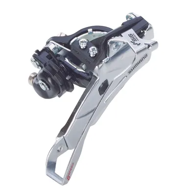 Produktbild von Shimano Umwerfer, Top-Swing SIS Dual-Pull, für 7- und 8-fach Kettenschaltung, Befestigung Ø 31,8 mm ; 5567