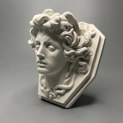 Medusa Statue 10,5 cm – Harz Figur, griechische Mythologie Deko