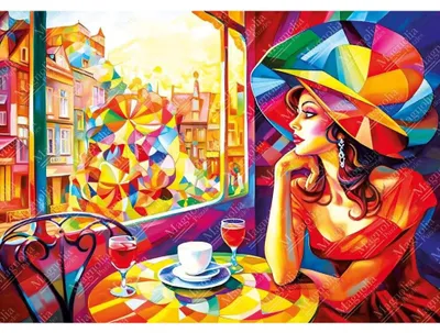 Produktbild von Magnolia Puzzle Rainbow Date - 1000 Teile buntes Spielzeug