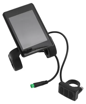 Zdjęcie produktu dla Wodoodporny wyświetlacz LCD do rowerów elektrycznych – 5-pinowy panel sterowania do hulajnóg elektrycznych, przeznaczony do modernizacji rowerów elektrycznych