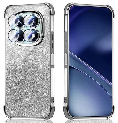 Zdjęcie produktu dla Etui do xiaomi redmi note 15 5G silikonowe przezroczyste brokatowe