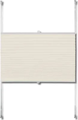Produktbild von vidaXL Plissee Faltrollo Rollo Plisseerollo 40x200cm Creme