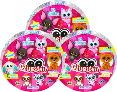 Produktbild von Blue Ocean Glubschis Sammelfiguren Serie 1 - Glubschi Glitzer Figur - 3 Tüten