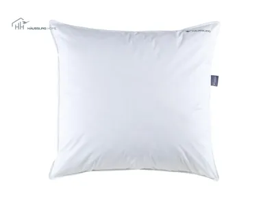A white pillow is shown against a white background.