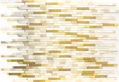 Produktbild von Mosani MOS49-L102L, Mosaik, Metall, Braun, Drinnen, Rechteck, 272 mm