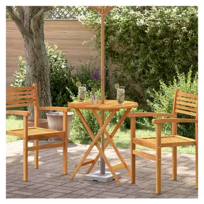 Produktbild von Klappbarer Gartentisch Ø60x75 cm aus Eukalyptusholz