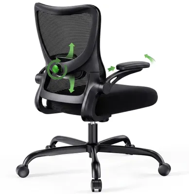 Ergonomischer Bürostuhl mit 3D-Armlehnen, verstellbar