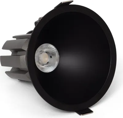 Produktbild von LED Downlight Einbaustrahler 9-12W Konisch Areni Schnitt Ø 100 mm 3500K Schwarz Warmweiß 12 W