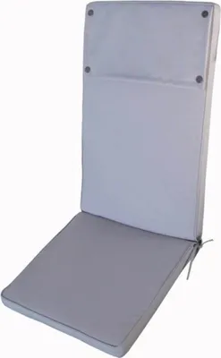 Produktbild von Abnehmbares, wasserdichtes Polyesterkissen mit hohem Rücken 113x49 cm