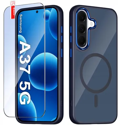 Produktbild von Hülle für Samsung A37 5G – Magsafe-Hülle, matt, magnetisch, Premium-Glas