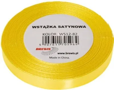 Zdjęcie produktu dla Wstążka satynowa kanarkowy 38mm x 32m