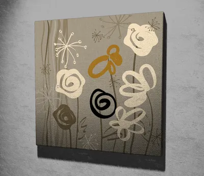 Immagine prodotto di Wallity, KC062- SYM1233, Colorato, Quadri su tela, 45 x 45 cm, 100% tela
