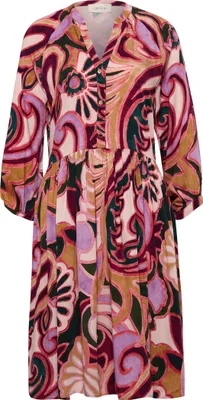 Produktbild von Cartoon (230) Kleid Kurz 3/4 Arm, Purple/Rosé 6842 6842 36