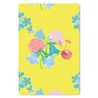 Produktbild von MuchoWow® Mauspad Mousepad Blumen - Blumenstrauß - Frühling - Muster 18x27 cm - Mousepads - Maus Mat - Pad - Mausunterlage
