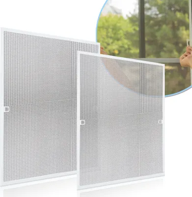 Immagine prodotto di Zanzariera zanzariera finestra 100 x 120 CM telaio in alluminio zanzariera zanzariera senza foratura
