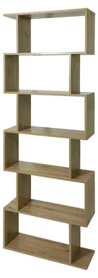 Produktbild von Regal Modell 70189 mit 6 versetzten Fächern, 70x189x23,5 cm (BxHxT)