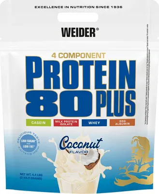 Produktbild von Weider Protein 80 Plus 2000g Beutel Kokos