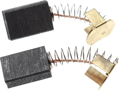 Produktbild von vhbw 2x Kohlebürste 19,65 x 6,3 x 13,15 mm Ersatz für Dewalt 5140033-19 für Elektrowerkzeug + Feder