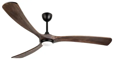 Immagine prodotto di Ventilatore a soffitto con luce a LED - 183 cm - Pale in legno - Controllo tramite app e comandi vocali
