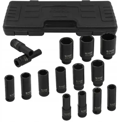 Immagine prodotto di Set di chiavi a bussola lunghe 1/2"" 10-36 mm esagonali