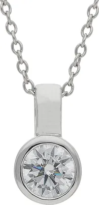 Produktbild von JuwelmaLux Anhänger 333/000 (8 Karat) Weißgold mit Zirkonia JL39-02-0590