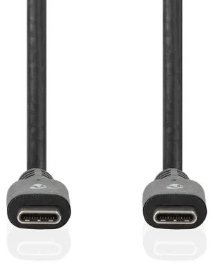 Obrázok produktu pre Kábel USB-C 3.2 Gen 2, 3 m, 100 W, 4K, 10 Gb/s, čierny