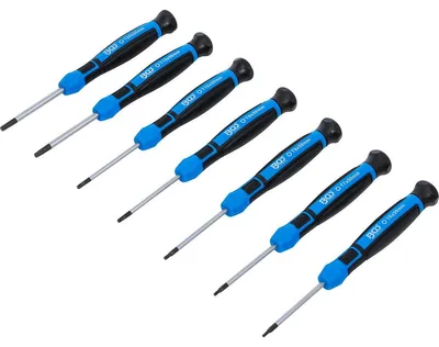 Image de Jeu de tournevis de précision | Profil en T (pour Torx) | 7 pièces