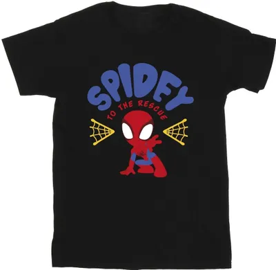 Produktbild von Marvel - "Spidey And His Amazing Friends Rescue" T-Shirt für Herren BI45556 (XXL) (Schwarz)